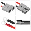 WMYCONGCONG 10AWG Battery Adapter Cable 50A Car Quick Disconnect Battery