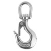 Lifting Hook, Rustproof Stainless Steel Safety Lifting Hook 360° Rotation