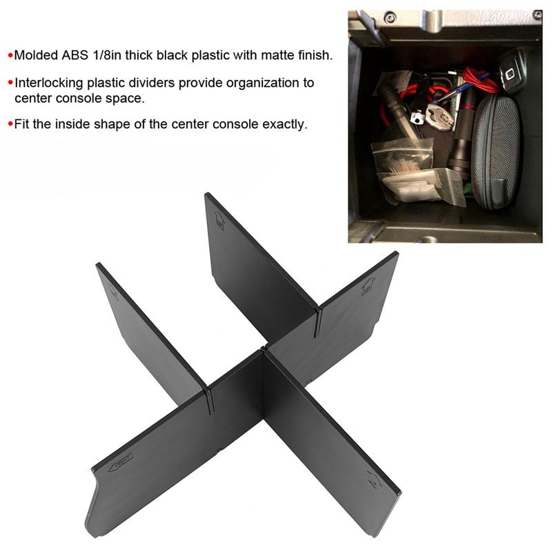 Car Glove Box Clapboard Tidying Partition Center Console Organizer