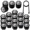 20 x Wheel Bolts Wheel Nuts Rim Lock Nuts Caps