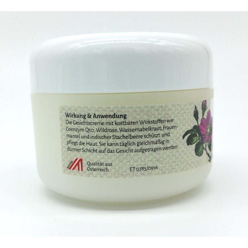 Face Moisturising Cream Wild Rose with Q10 by Original Rock