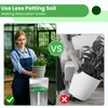 Somcthao Adjustable Height Planter Inserts for Large Pots, Tall Tapered
