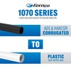 Fernco P1070-44 Flexible PVC Corrugated Pipe Coupling for ADS and