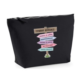 Hippowarehouse Cowboy Romance tropes Printed Make up Cosmetic wash Bag 18x19x9cm