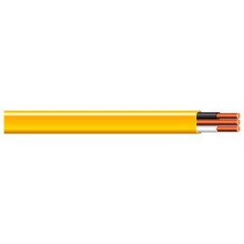 Cerrowire 147-1602A3 15-Feet 12/2 NM-B Solid with Ground Wire, Yellow