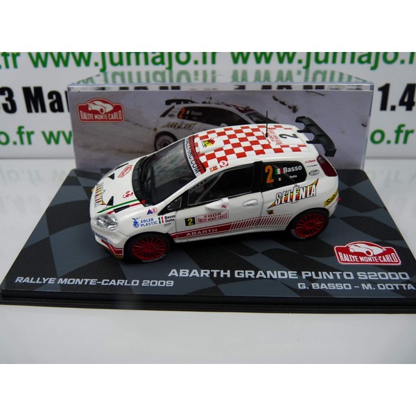 EAGLEMOSS RMIT6H 1/43 IXO Rally Monte Carlo: Abarth Grande Punto