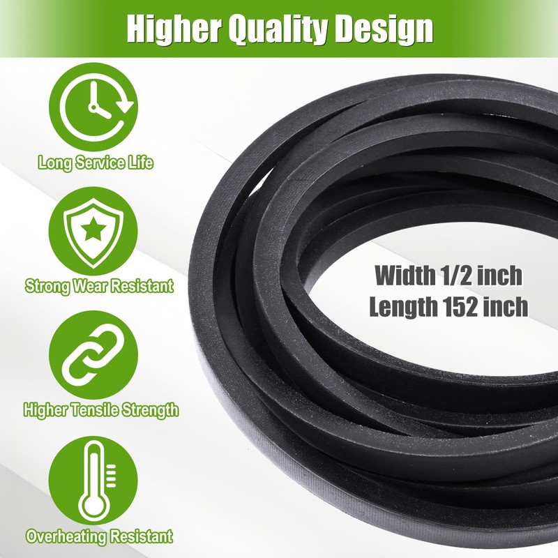 54 Inch Lawn Mower Deck Belt Replacement for Husqvarna 592951801