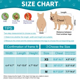 Dog Wheelchair for Back Legs with Pet Traction Rope, Small Wheelchair for Dogs with Disabled Hind Legs Walking Adjustable Dog Carts with Heavy Duty Wheels