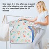 PewinGo Baby Bib with Sleeves Attaches to Your High Chair,