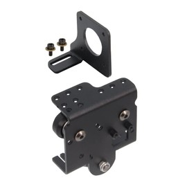 Zeberoxyz Upgrade Direct Drive Support Aluminum Plate with Pulleys with Single Gear Extruder Kit Easy Print Filament for Ender 3 V2 Ender 3 Pro CR-10 (Single Gear Extruder Kit)