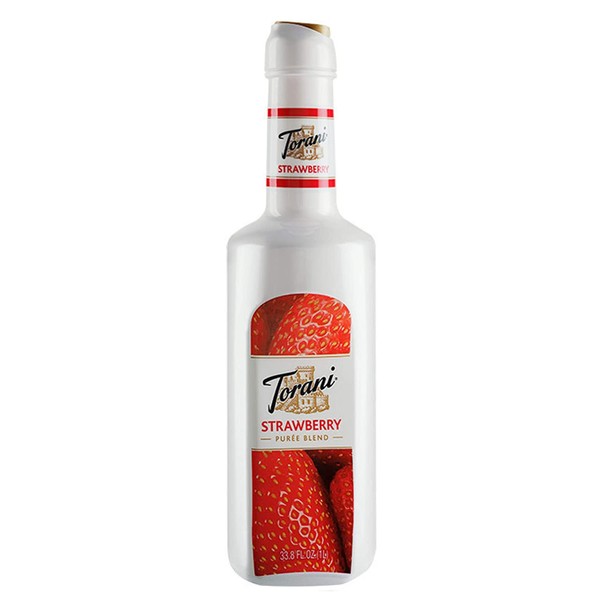 Torani Puree Blend, Strawberry, 33.8 Ounce