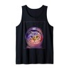 Astronaut cat - Kitty in space with helmet Tank Top