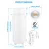 TORCHSTAR 5CCT LED Floor Can Light, 10.39 Inch High, 1200LM