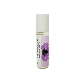 Simply Essential Crown Chakra Pulse Point Roller Ball Oil with Cedarwood, Frankincense, Sandalwood 10ml Roll on Blend
