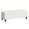 Busaurus Storage Ottoman Bench 50.2 Inches, Upholstered End of Bed