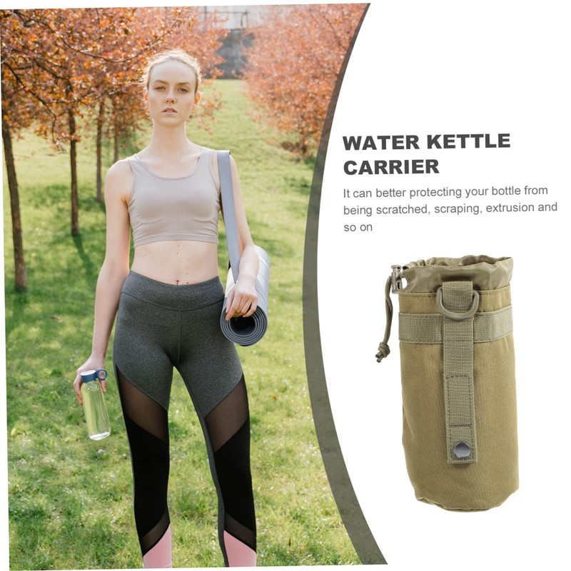 Mipcase Durable Water Bottle Carrier Bag for Backpack Strap Attachment