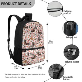 Tiasarato Large School Backpack Shoulder Bag for Boys Kids 3PCS Bookbag Set with Sunset Snow Wolves Print Lunch Kit Bag Pencil Bag for Girls Primary Students Middle Teenagers