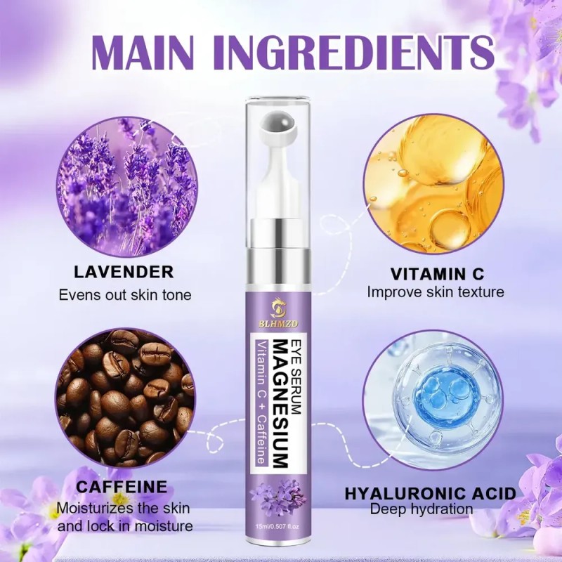Sérum Para Ojos Con Vitamina C Y Cafeína 15ml Blhmzd