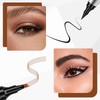 Panarciss Microblading Eyebrow Pen, 2-in-1 Dual-Ended Waterproof and Long Lasting