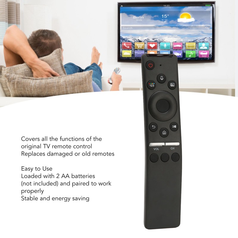 Voice TV Remote Control Replacement for Q60R SERIES QA55Q60RAW QA65Q60RAW