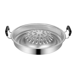 MAGICLULU Grill Plate Reusable Grill Pan Korean Bbq Grill Korean Bbq Pan Multi-function Grill Pan Bbq Supplies Bbq Grill Pan Grill Accessory Professional Grill Tray Picnic Grill Pan