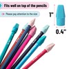 Mr. Pen- Pencil Erasers Toppers, 1000 Pack, Colorful, Latex Free,