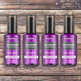 Kundal Hair Protection Hair Cleansing Ultra Serum Hair Essence Baby Powder Scent 4 Pieces 100ml / 쿤달 모발보호 모발세정 울트라 세럼 헤어 에센스 베이비파우더향 4개 100ml