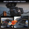 HOKUOTOLITE Hard Saddlebag Latch Covers Reflectors Inserts for Harley Touring