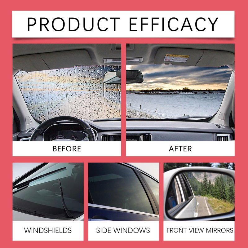 2pack Automotive Oil Film Cleaning Brush New Glass Coating for