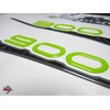 BIKE-label Decorative Sticker Green Seat Trim Compatible with Kawasaki Z900-550164VA