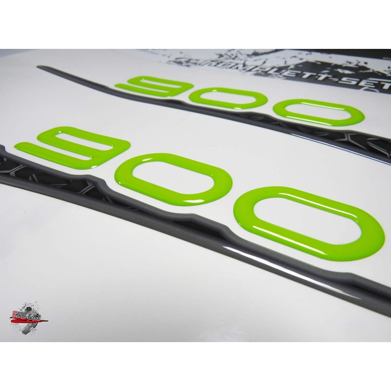 BIKE-label Decorative Sticker Green Seat Trim Compatible with Kawasaki Z900-550164VA
