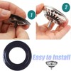10 Pcs Rubber Sink Drain Seal Ring,O-Rings Gasket Seal for