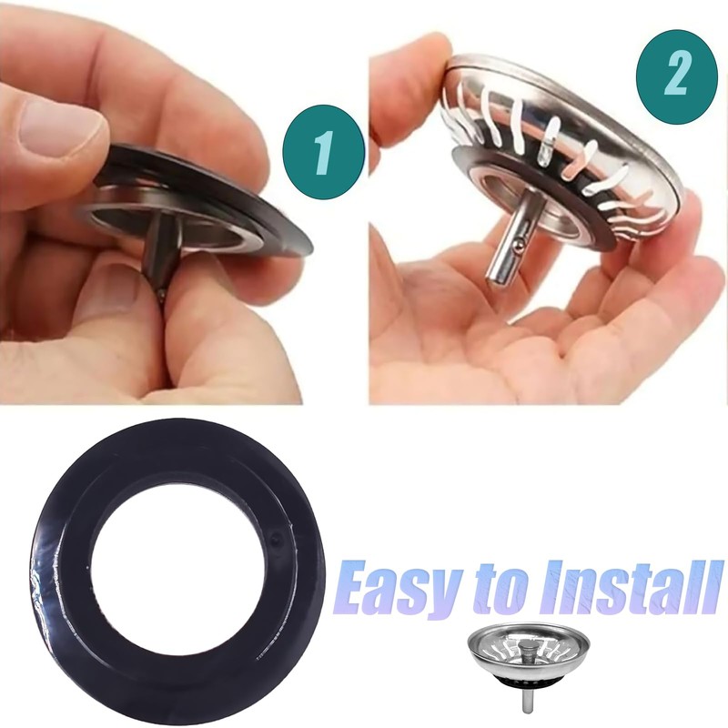 10 Pcs Rubber Sink Drain Seal Ring,O-Rings Gasket Seal for