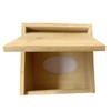 Natural Bamboo Wooden Tissue Dispenser Box Square Tissue Holder Cube