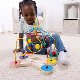 Melissa & Doug Classic Bead Maze - Wooden Educational Toy