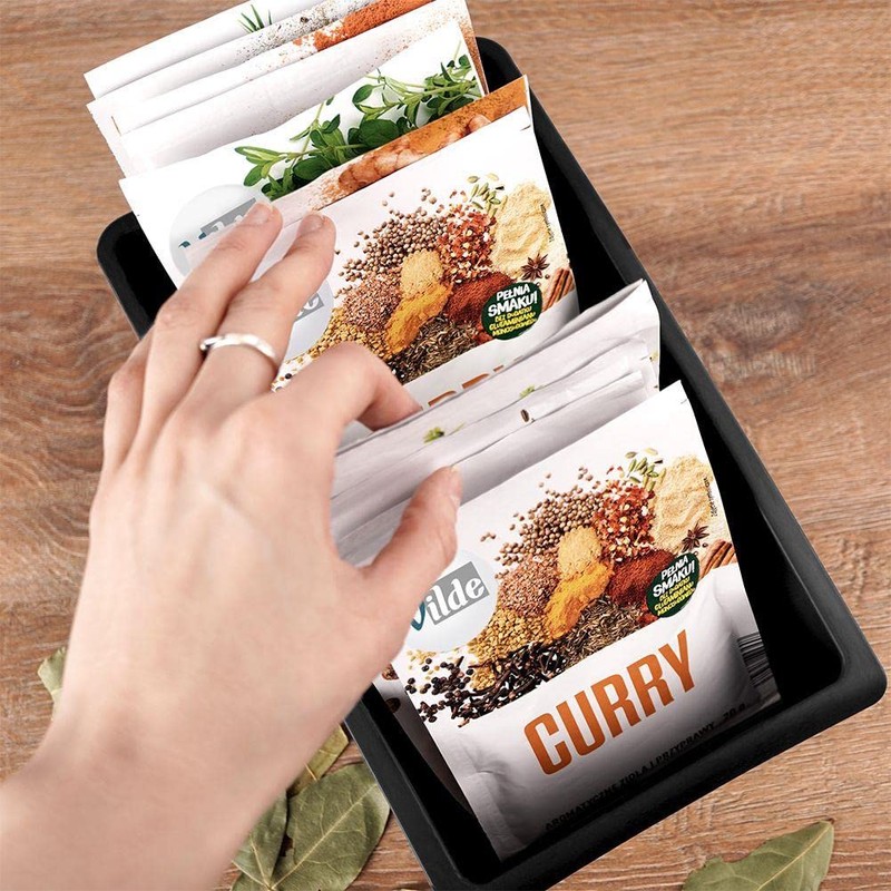 Vilde Kitchen Organiser, Storage Box for Spices, Bag Soups, Spice