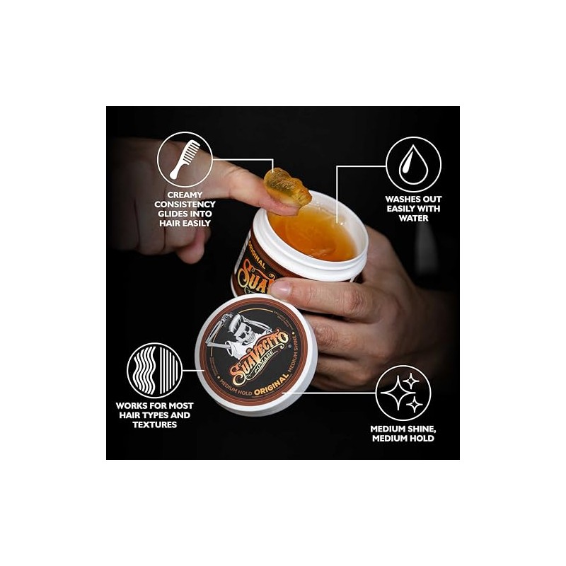 Suavecito - Pomada Original Hold, 4 onzas
