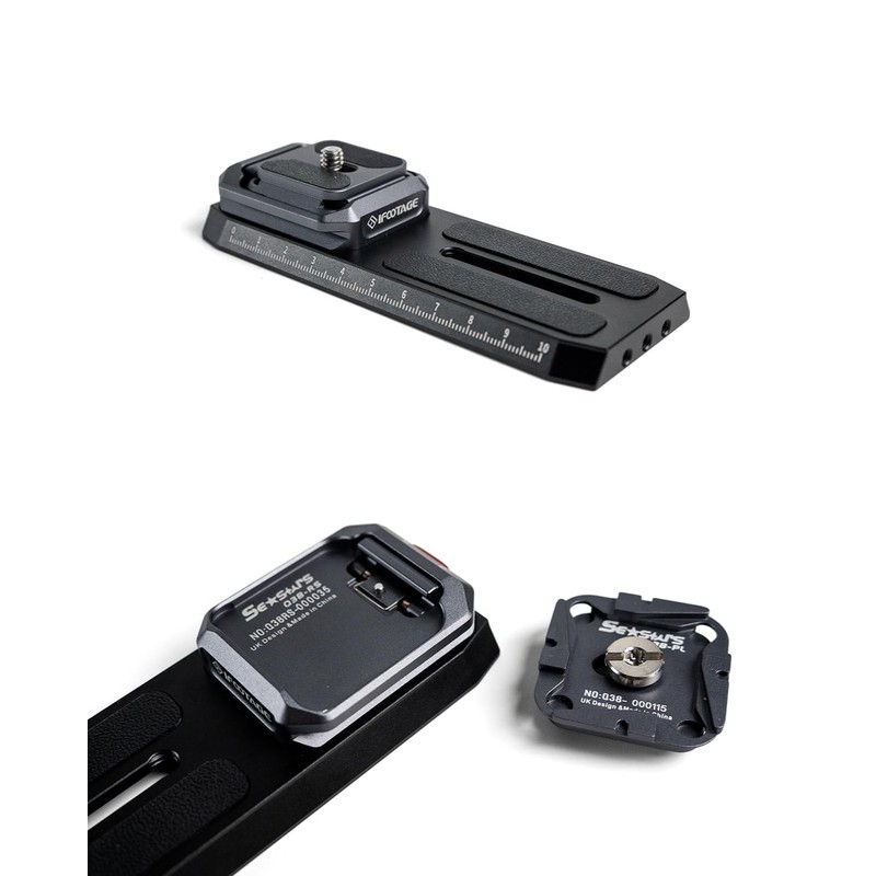 IFOOTAGE Quick Release Kit for Camera Stabilizer, DSLR, Q38-RS QR
