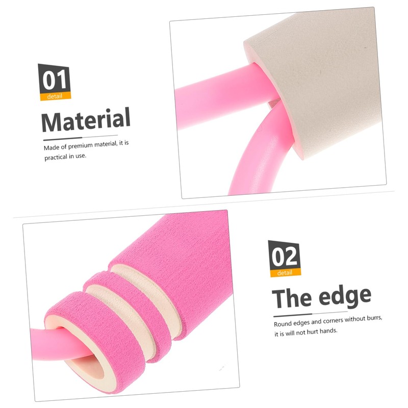 BESPORTBLE 2pcs Flat Latex Resistance Band for Physical Therapy and