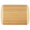 Totally Bamboo Kona Bamboo Carving & Cutting Board with Juice Groove, 18" x 12-1/2", Natural Two Tone