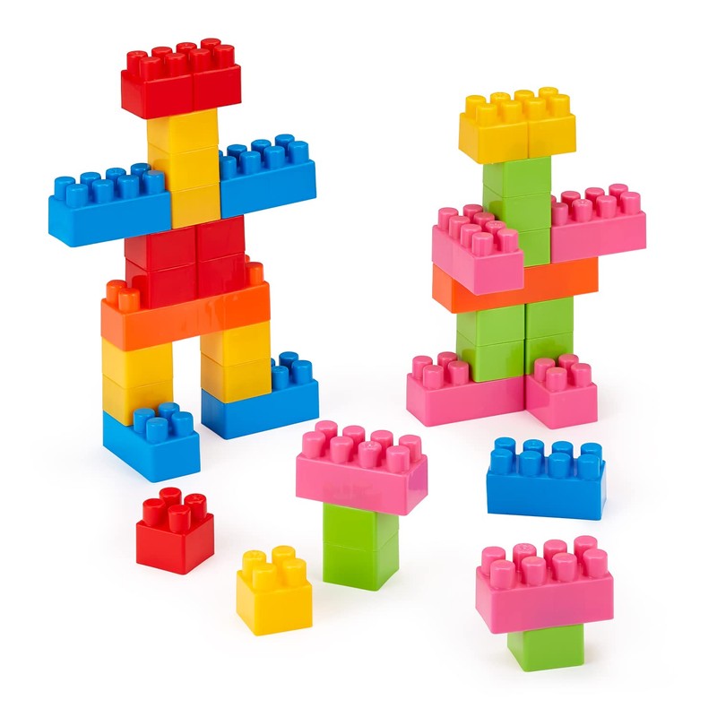Ecoiffier Toys 838 - Bag with Bricks for Stacking -