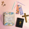 Bible Cover Case with Bookmark, Tabs and Handle Zippered Pocket