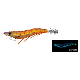 Duel A1755-BLBW Egi EZ-Q Cast Squid Jig, Luminous Blue Golden Brown, #2.5