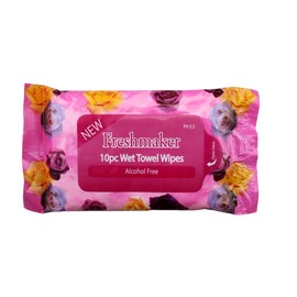 6 Packs Hand Wipes, Wet Wipes, Hand Cleaning Wipes, Hand Wipes for ALL, Travel Wipes 10 Count Travel Size