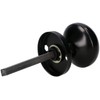KOTARBAU® Black Rotating Door Knob. Ideal Equipment for Garage Side