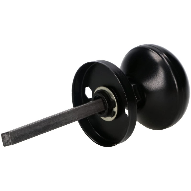 KOTARBAU® Black Rotating Door Knob. Ideal Equipment for Garage Side