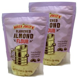 Trader Joes Blanched Almond Flour 2 Pack of 16oz Bags. Gluten Free