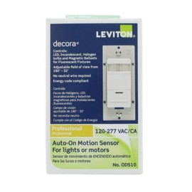 Leviton R52-ODS10-IHW Occupancy Sensor Single Pole 1200 V