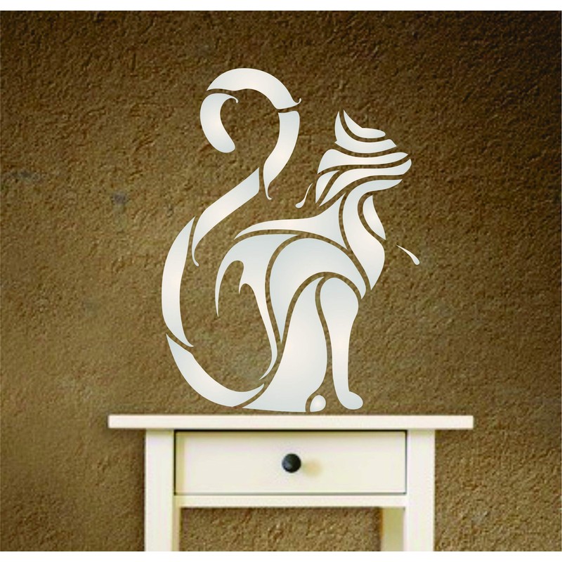 Cat Stencil - 16.5 x 21.5 cm