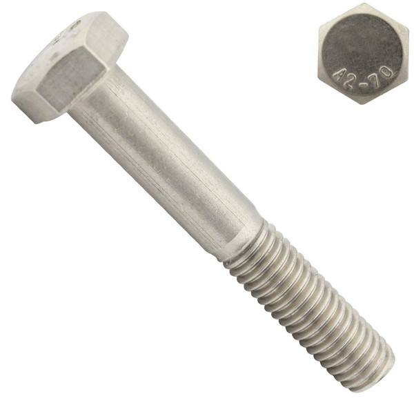 Hexagon head screws with shaft - M8 x 100 -